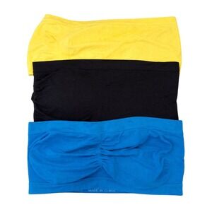 3‎ pc bandeau set Women's Sports Bra Bundle Activewear Size Medium